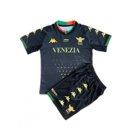 Camisola Venezia Criança Equipamento Primeiro 2021-2022 Manga Curta